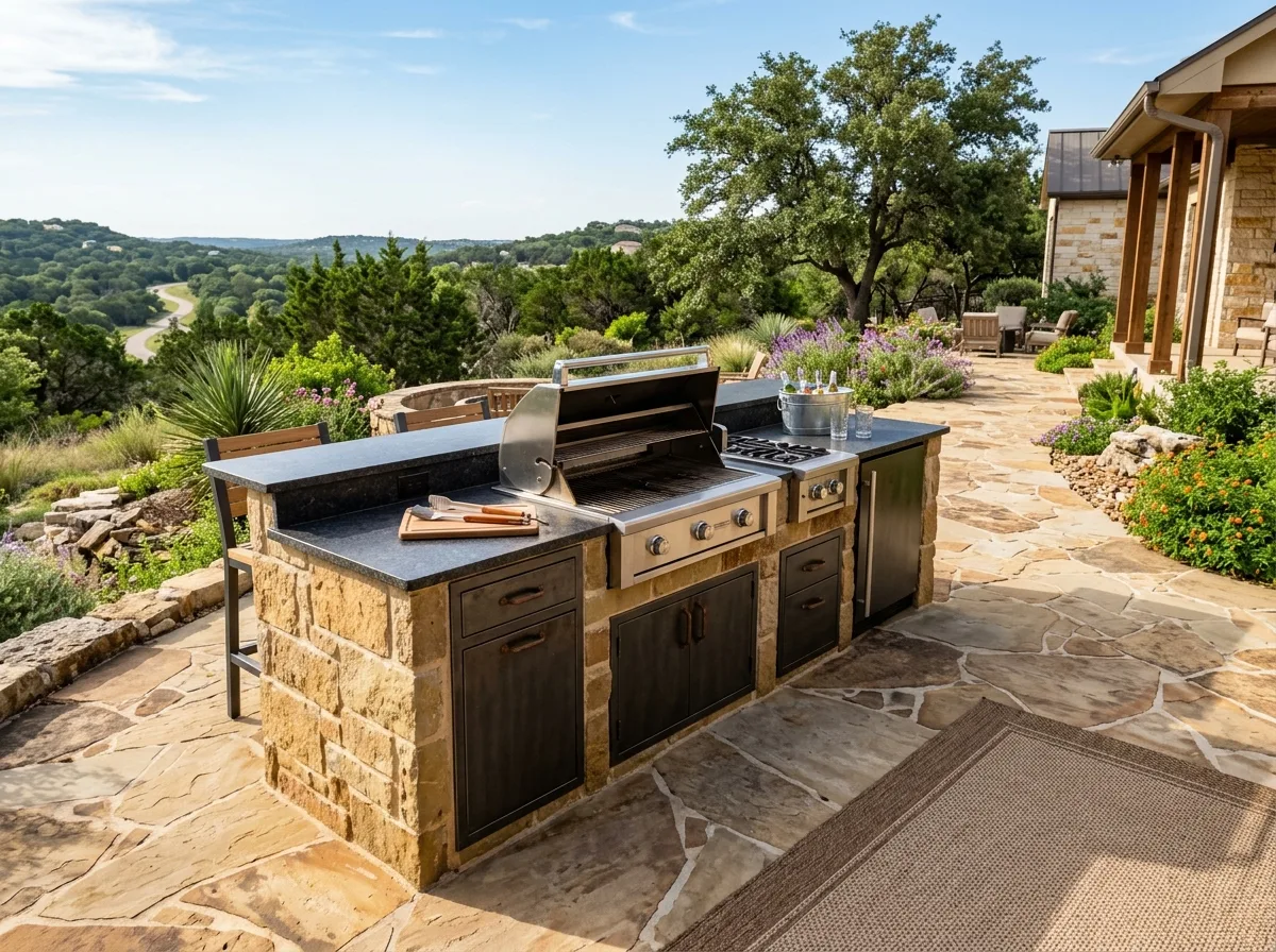 Sawyer Ranch kitchen with cover